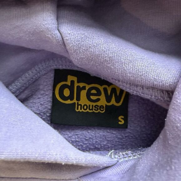 Drew House Lavender Mascot Oversized Hoodie Heavy Fleece S Lavender NWOT - Picture 6 of 10